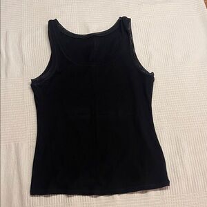 ALO Yoga Mesh Rib Knit Tank - Black